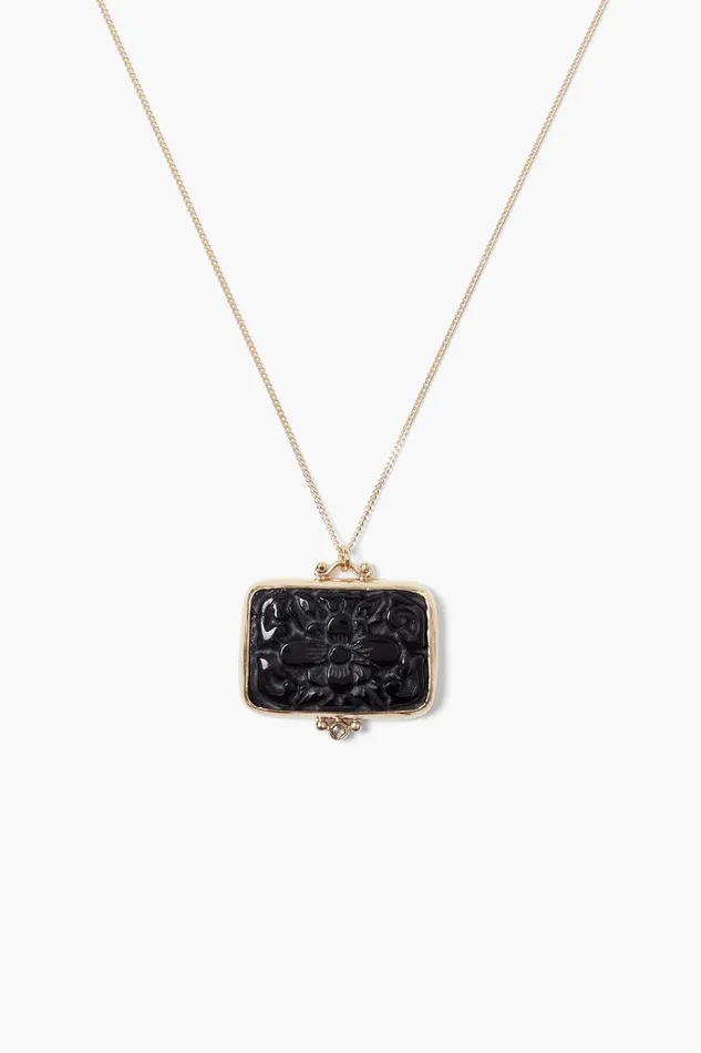 14k Acacia Necklace Black Obsidian Women Chan Luu 14k Fine