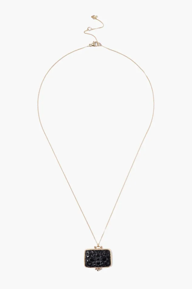 14k Acacia Necklace Black Obsidian Women Chan Luu 14k Fine