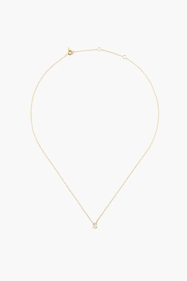 14k Gold And White Diamond Initial Necklace Women Chan Luu Necklaces