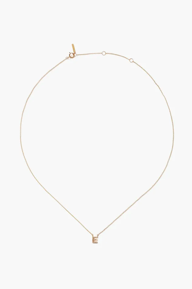 14k Gold And White Diamond Initial Necklace Women Chan Luu Necklaces