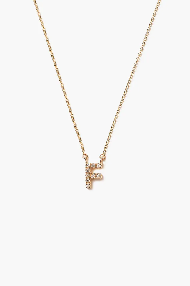 14k Gold And White Diamond Initial Necklace Women Chan Luu Necklaces