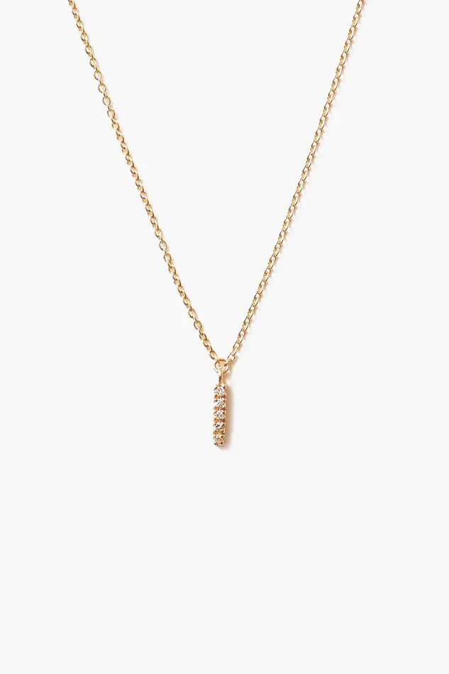 14k Gold And White Diamond Initial Necklace Women Chan Luu Necklaces