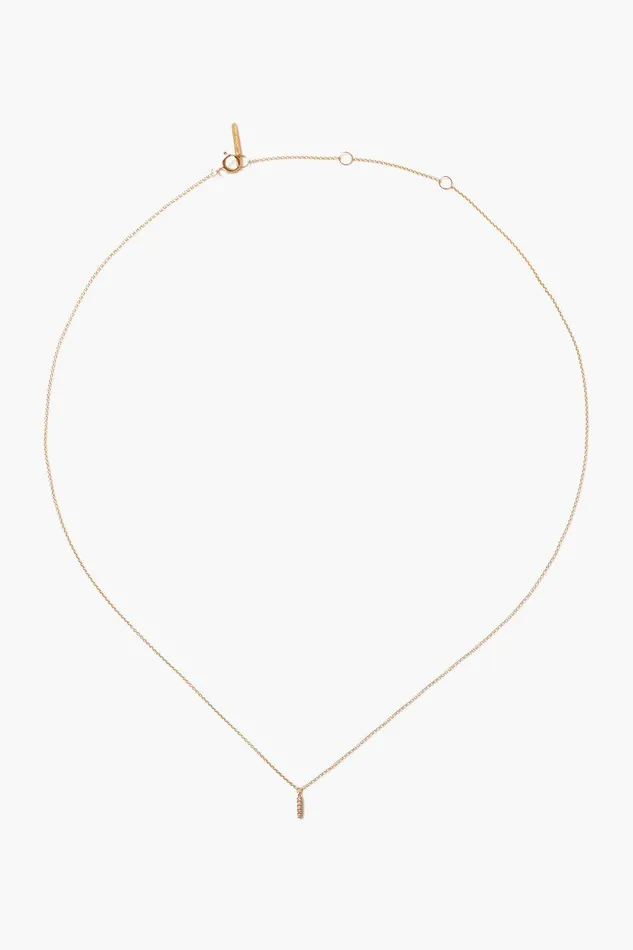 14k Gold And White Diamond Initial Necklace Women Chan Luu Necklaces