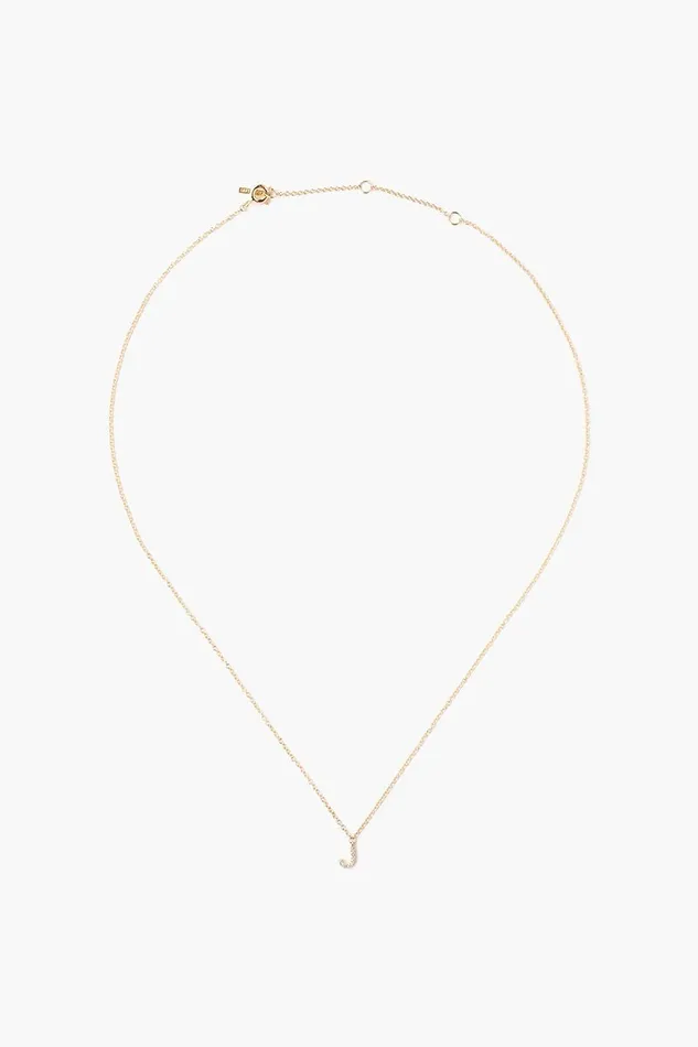 14k Gold And White Diamond Initial Necklace Women Chan Luu Necklaces