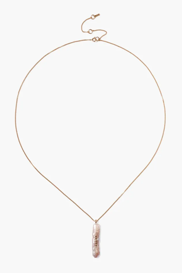 14k Haena Necklace Pink Pearl Women Chan Luu Necklaces