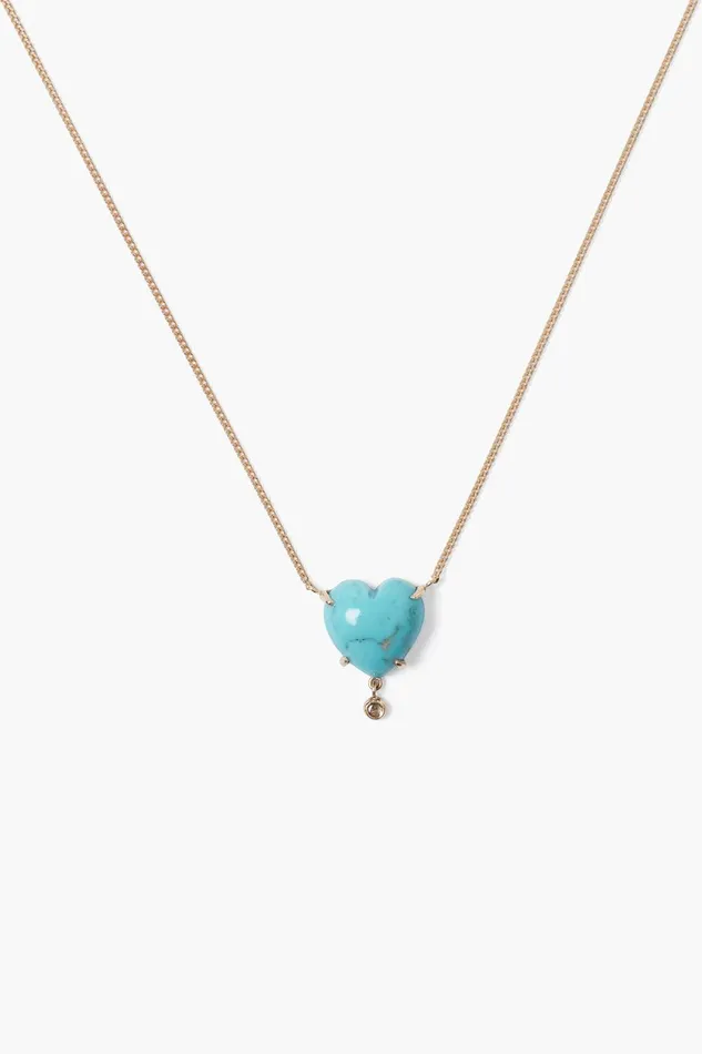 14k Heart Necklace Turquoise Women Chan Luu Necklaces