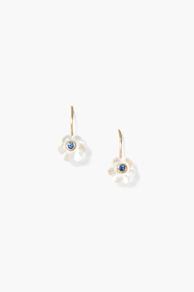 14k Pumpkin Earrings Mini Clear Quartz Women Chan Luu 14k Fine