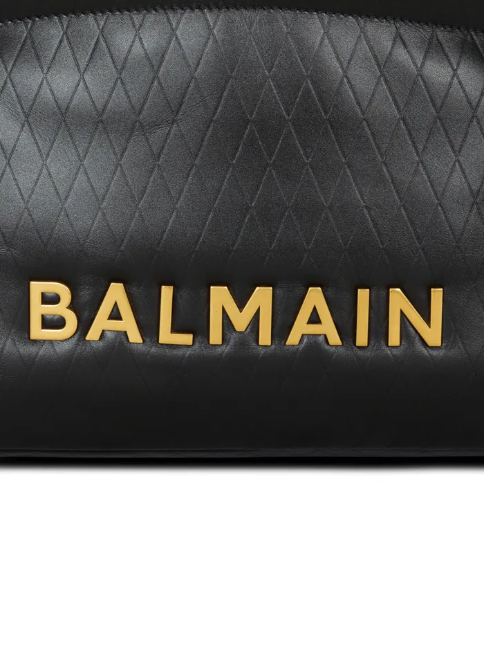 1945 Soft Tote Bag In Embossed Calfskin Black Women Balmain Tote Bags