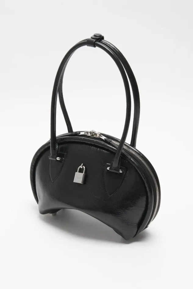Acne Studios Bowlina Mini Shoulder Bag Black Men Bags