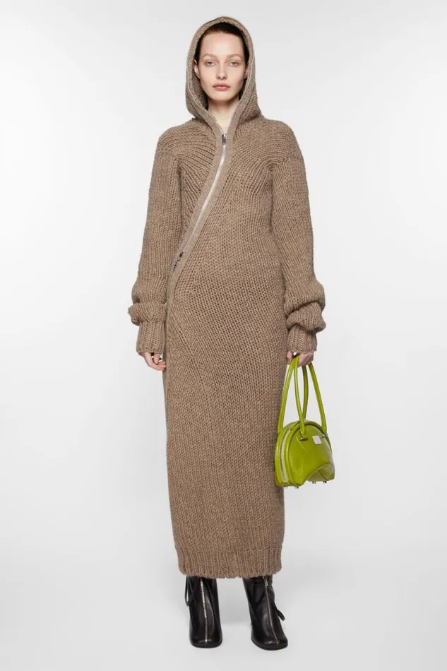 Acne Studios Bowlina Mini Shoulder Bag Lime Green Men Bags