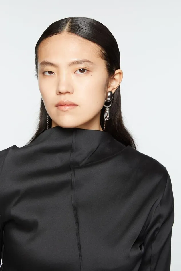 Acne Studios Chain Earrings Silver Men Jewellery Acne Studios Chain Earrings Silver Men Jewellery