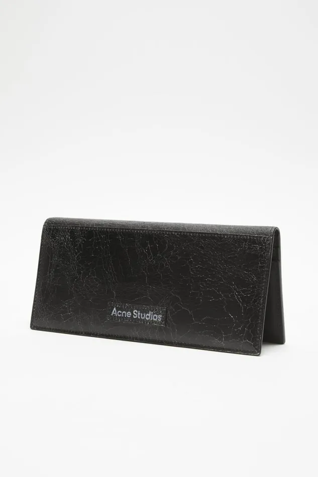 Acne Studios Continental Wallet Black Men Small Leather Goods