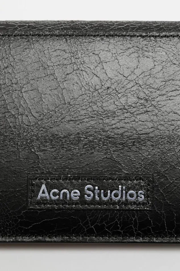 Acne Studios Continental Wallet Black Men Small Leather Goods