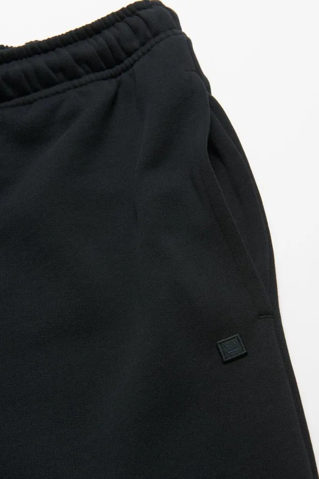Acne Studios Cotton Sweatpants Black Men Trousers Acne Studios Cotton Sweatpants Black Men Trousers