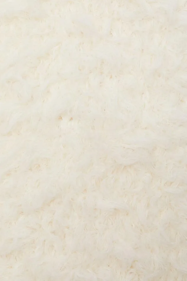 Acne Studios Fluffy Scarf 8211 Narrow White Men Scarves