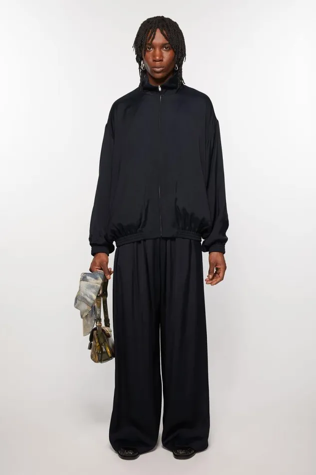 Acne Studios Fluid Tracksuit Jacket Navy Men Outerwear