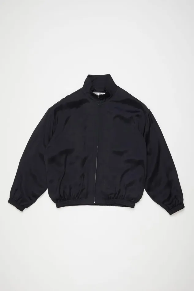 Acne Studios Fluid Tracksuit Jacket Navy Men Outerwear Acne Studios Fluid Tracksuit Jacket Navy Men Outerwear