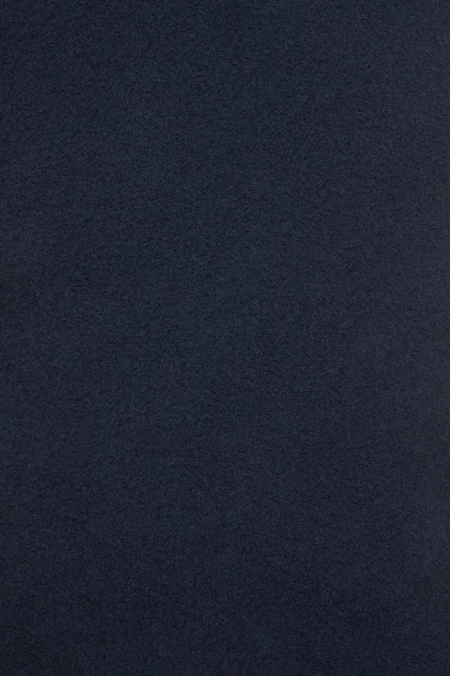 Acne Studios Fringe Wool Scarf 8211 Skinny Navy Blue Women Scarves