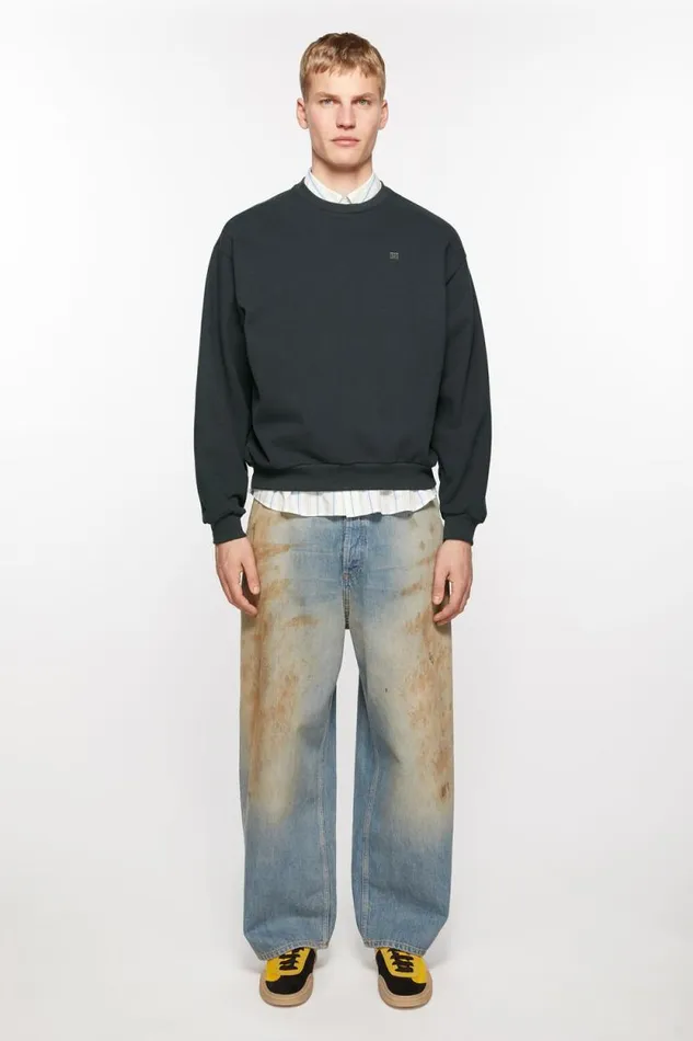 Acne Studios Laceup Sneakers Yellowblack Men Shoes Acne Studios Laceup Sneakers Yellowblack Men Shoes