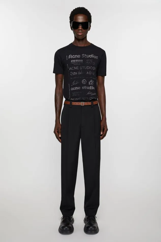 Acne Studios Leather Buckle Belt Brown Men Belts