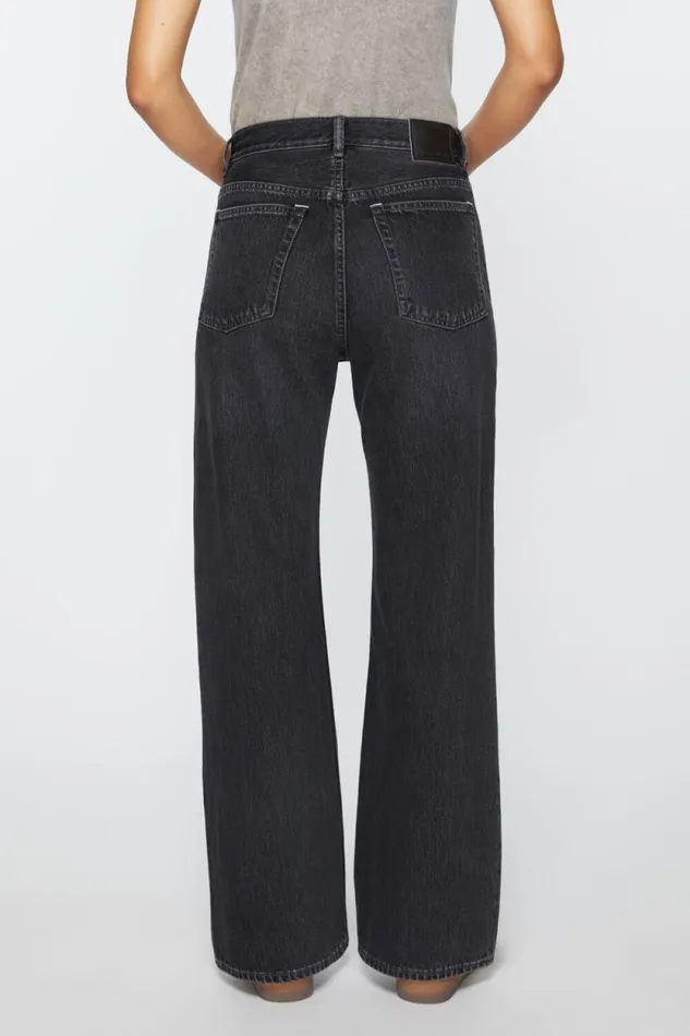 Acne Studios Loose Fit Jeans 8211 2021F Black Women Jeans Acne Studios Loose Fit Jeans 8211 2021F Black Women Jeans