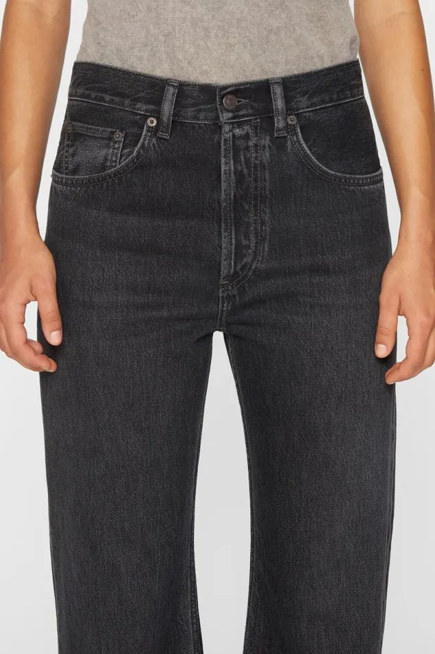 Acne Studios Loose Fit Jeans 8211 2021F Black Women Jeans Acne Studios Loose Fit Jeans 8211 2021F Black Women Jeans