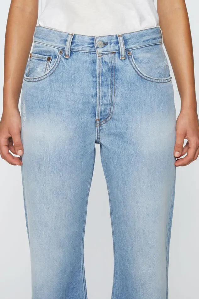 Acne Studios Loose Fit Jeans 8211 2021F Light Blue Women Jeans Acne Studios Loose Fit Jeans 8211 2021F Light Blue Women Jeans