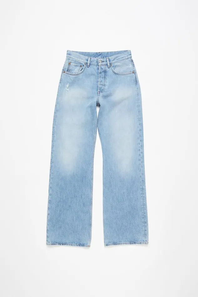 Acne Studios Loose Fit Jeans 8211 2021F Light Blue Women Jeans Acne Studios Loose Fit Jeans 8211 2021F Light Blue Women Jeans