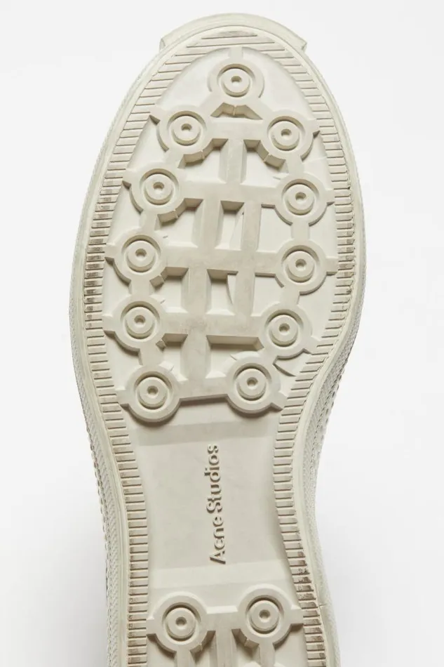 Acne Studios Low Top Sneakers Blackoff White Men Shoes