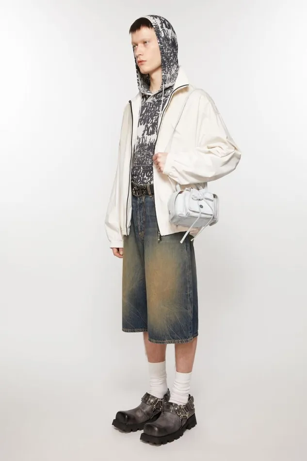 Acne Studios Multipocket Mini Bag Whitegrey Women Bags