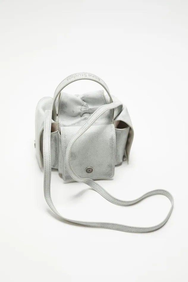 Acne Studios Multipocket Mini Bag Whitegrey Women Bags
