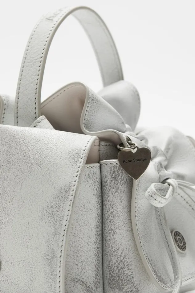 Acne Studios Multipocket Mini Bag Whitegrey Women Bags