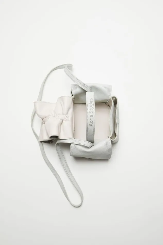 Acne Studios Multipocket Mini Bag Whitegrey Women Bags