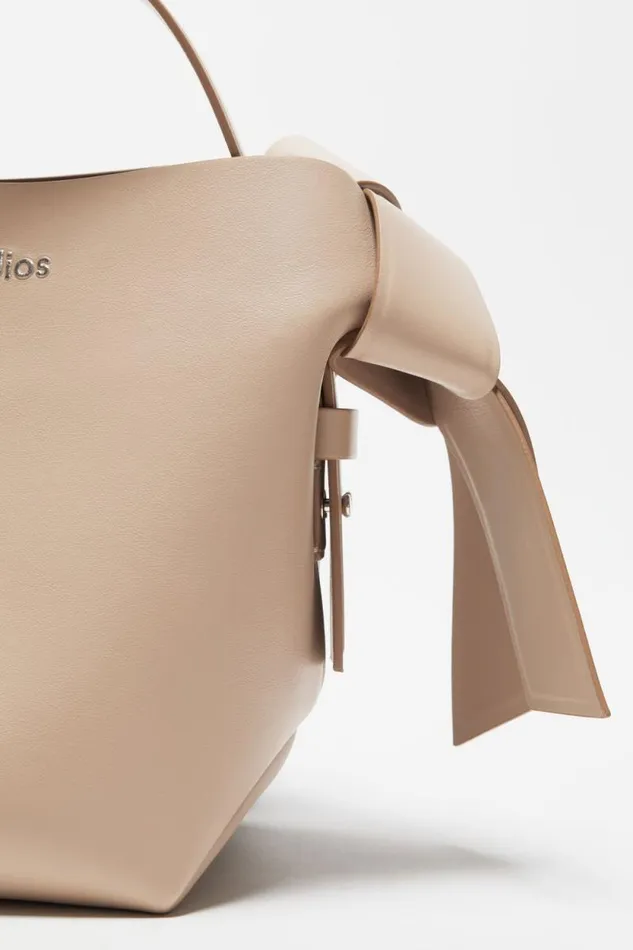 Acne Studios Musubi Mini Shoulder Bag Taupe Beige Women Bags