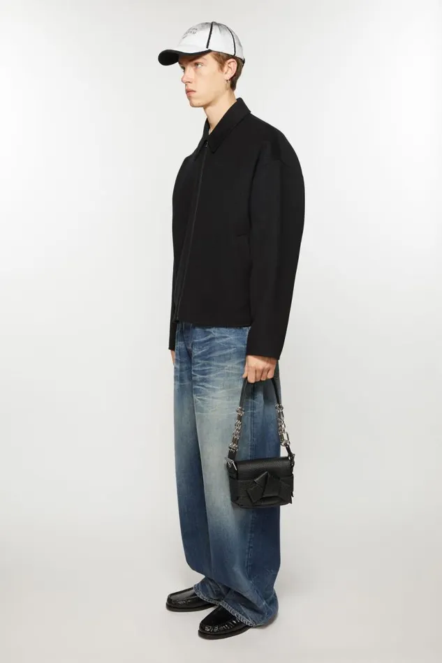 Acne Studios Musubi Shoulder Bag Black Men Bags