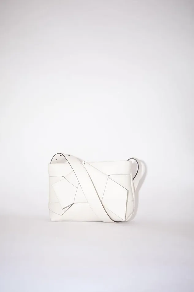 Acne Studios Musubi Shoulder Bag Whiteblack Women Bags
