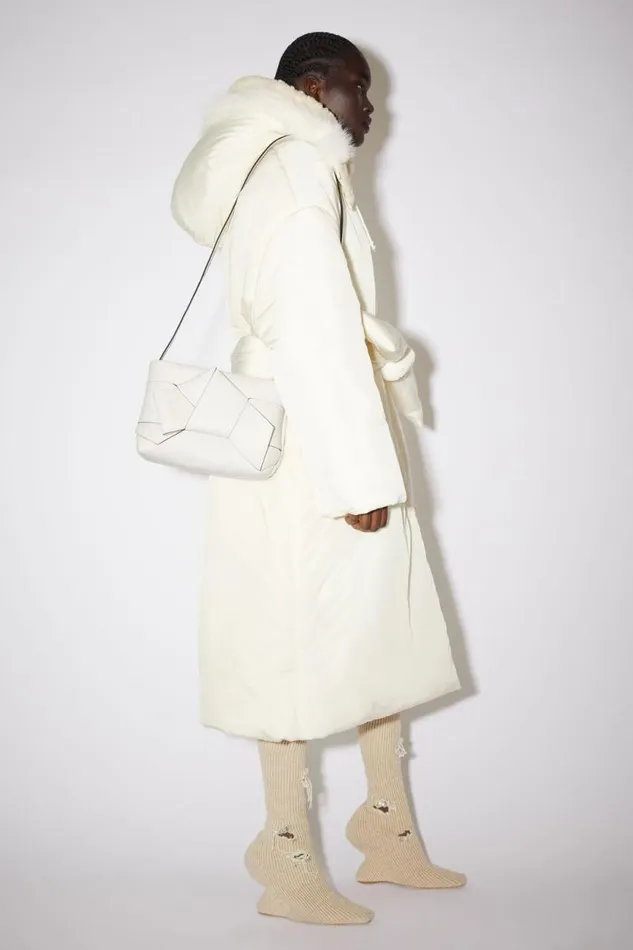 Acne Studios Musubi Shoulder Bag Whiteblack Women Bags
