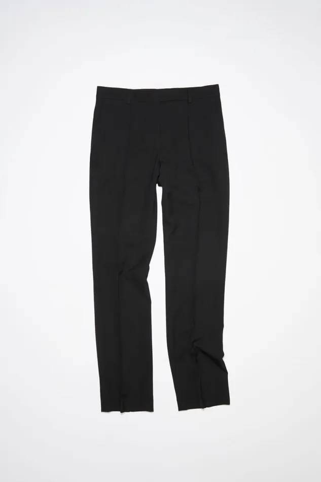 Acne Studios Narrow Tailored Trousers Black Women Trousers