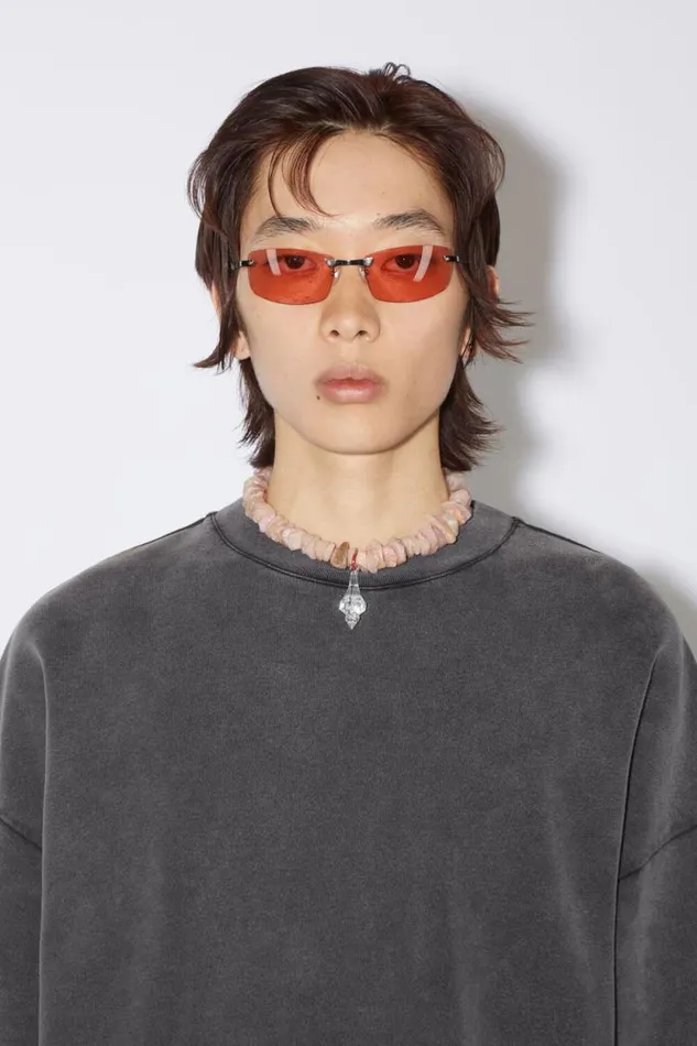 Acne Studios Patch Logo Tshirt Faded Black Men Tshirts Acne Studios Patch Logo Tshirt Faded Black Men Tshirts