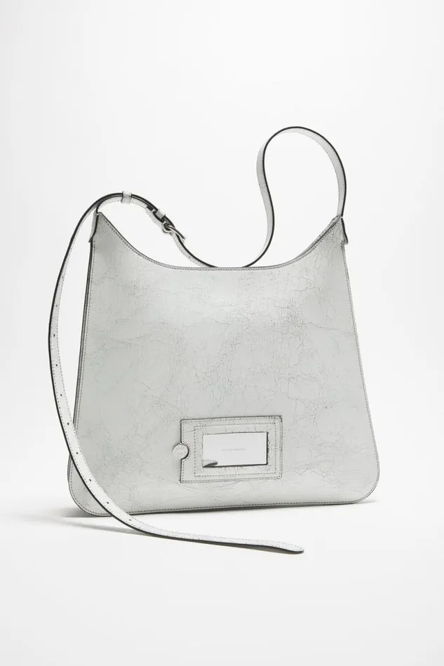 Acne Studios Platt Shoulder Bag White Women Bags