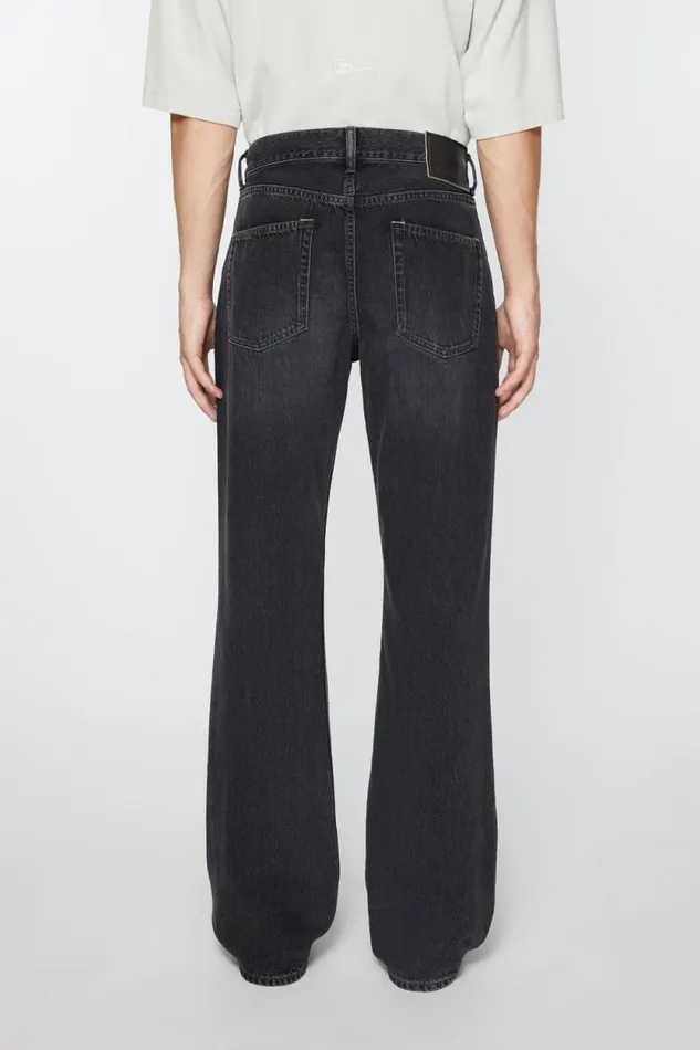 Acne Studios Regular Fit Jeans 8211 1992M Black Men Jeans Acne Studios Regular Fit Jeans 8211 1992M Black Men Jeans