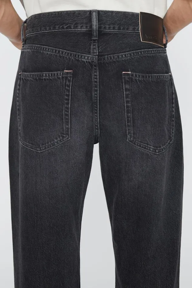 Acne Studios Regular Fit Jeans 8211 1992M Black Men Jeans Acne Studios Regular Fit Jeans 8211 1992M Black Men Jeans
