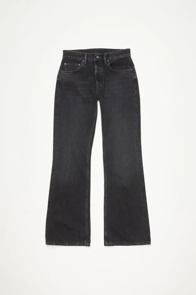 Acne Studios Regular Fit Jeans 8211 1992M Black Men Jeans Acne Studios Regular Fit Jeans 8211 1992M Black Men Jeans