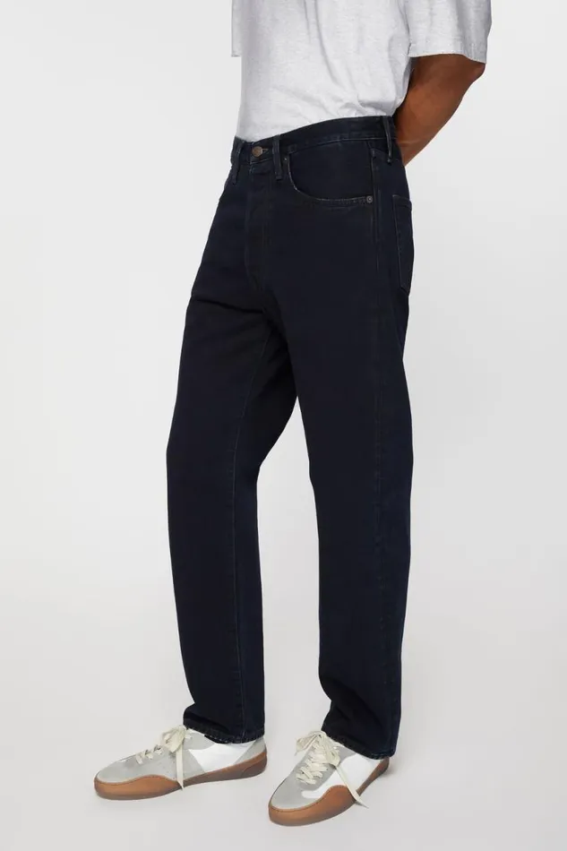 Acne Studios Relaxed Fit Jeans 8211 2003 Blueblack Men Jeans