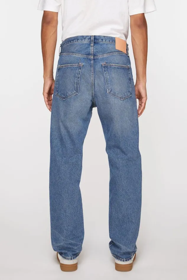 Acne Studios Relaxed Fit Jeans 8211 2003 Mid Blue Men Jeans Acne Studios Relaxed Fit Jeans 8211 2003 Mid Blue Men Jeans