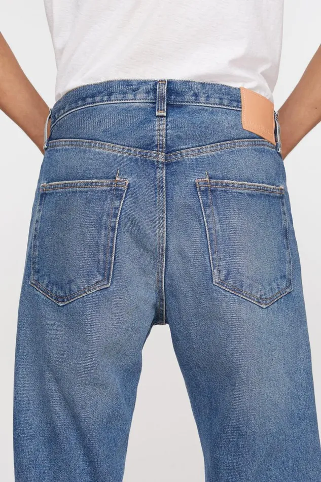 Acne Studios Relaxed Fit Jeans 8211 2003 Mid Blue Men Jeans Acne Studios Relaxed Fit Jeans 8211 2003 Mid Blue Men Jeans
