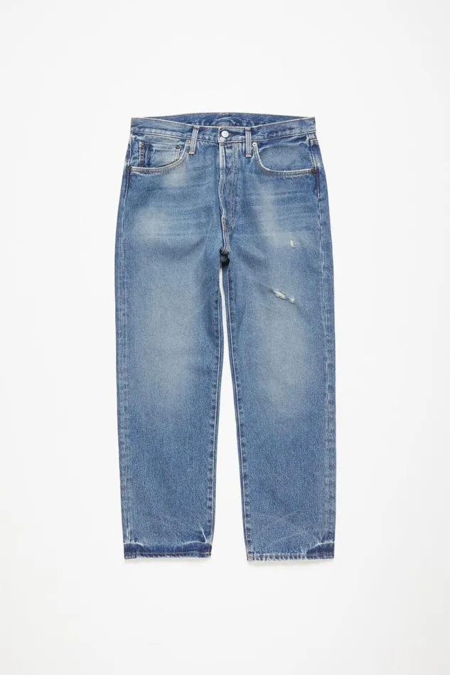 Acne Studios Relaxed Fit Jeans 8211 2003 Mid Blue Men Jeans Acne Studios Relaxed Fit Jeans 8211 2003 Mid Blue Men Jeans