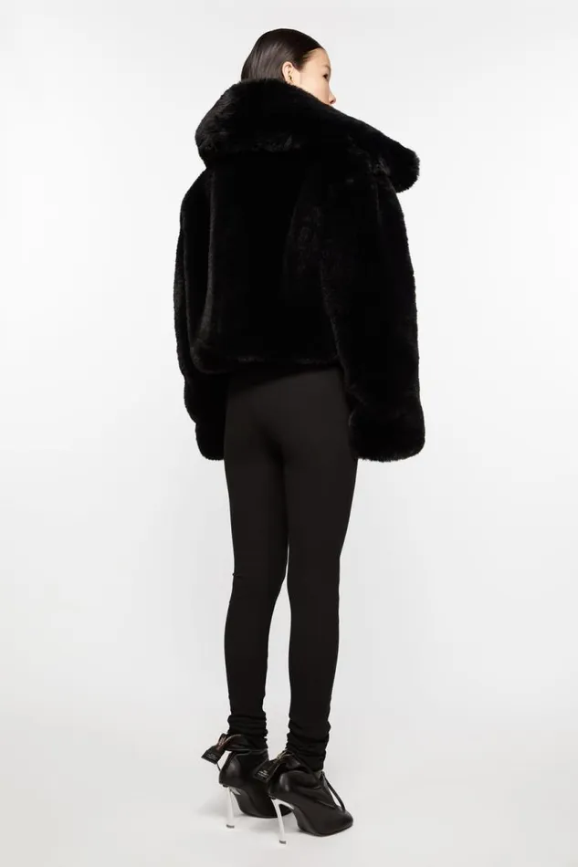 Acne Studios Rib Leggings Black Women Trousers Acne Studios Rib Leggings Black Women Trousers