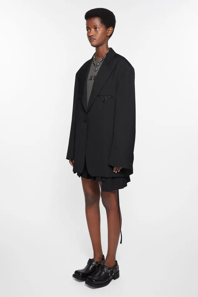 Acne Studios Singlebreasted Jacket Black Women Suit Jackets