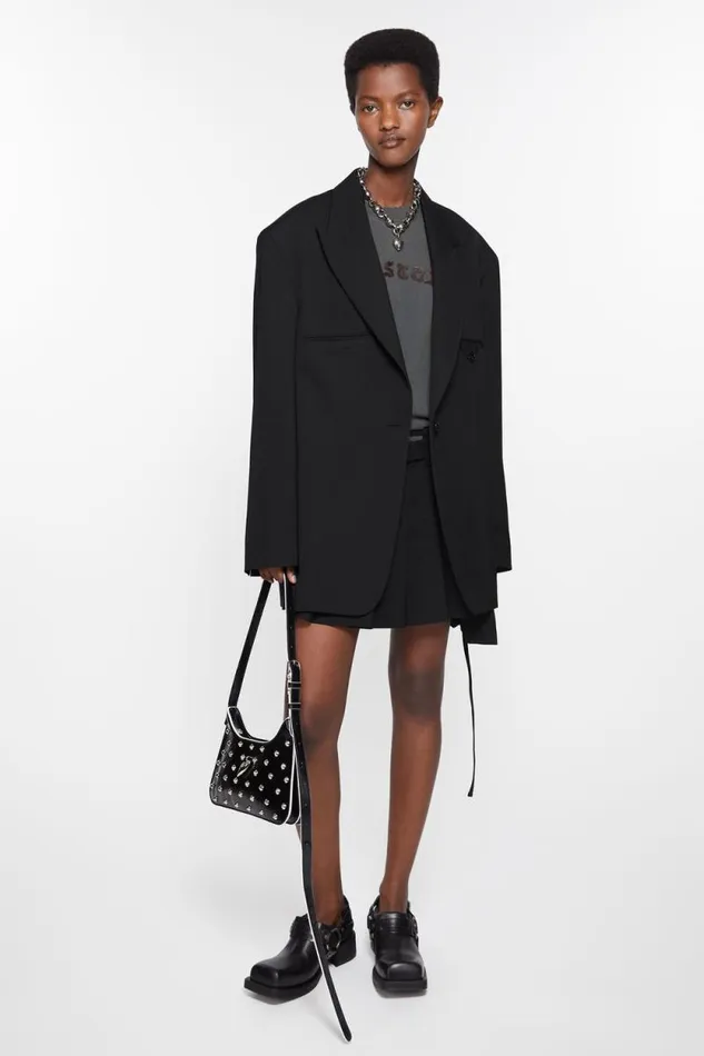 Acne Studios Singlebreasted Jacket Black Women Suit Jackets